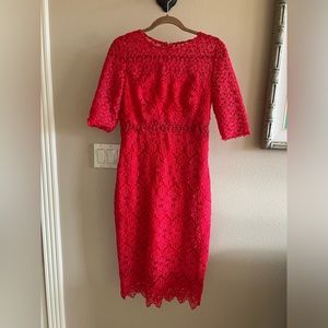 ML Monique Lhuillier Dress size 8 Red